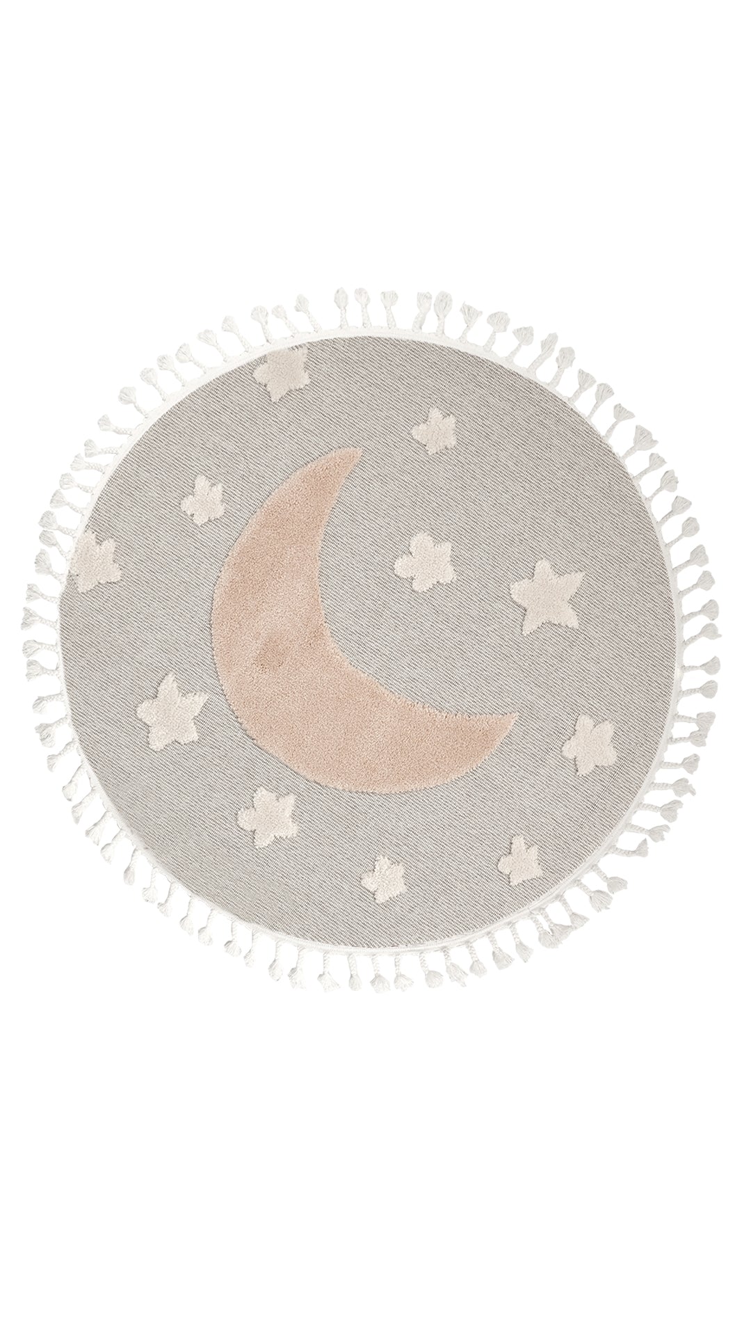 Dolce Vita Carpet Kids 471 Stars Round Children's Room Carpet