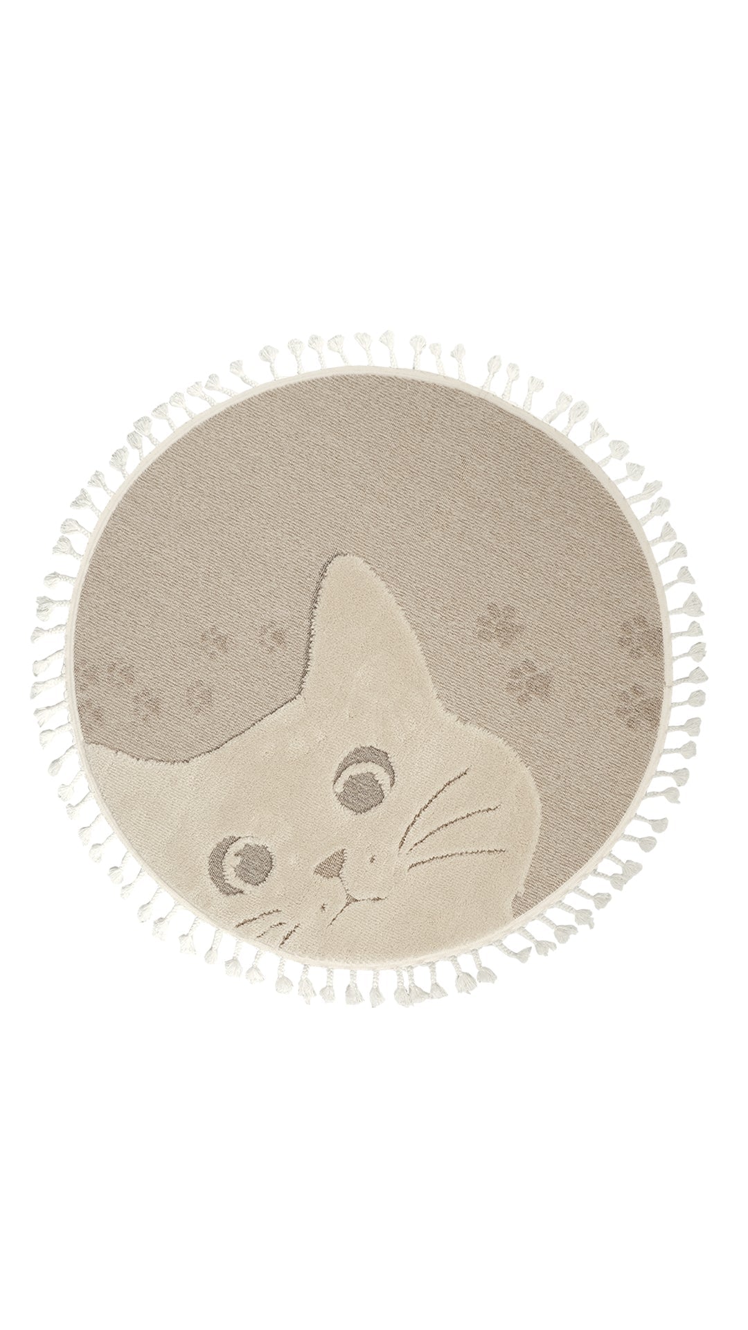 Dolce Vita Carpet Kids 477 Cats Round Children's Room Carpet